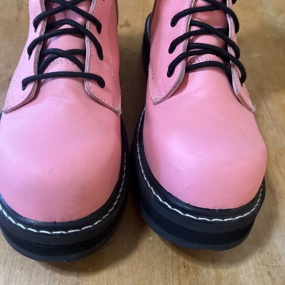 Avenger N7528 Women's Work Boots Fortune Pink Size 10 Oil Resistant Grunge - Picture 3 of 12